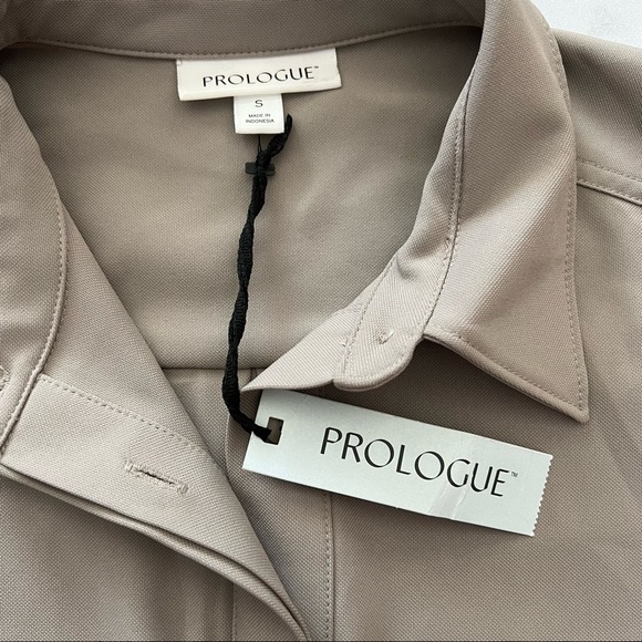 🍉 NWT Prologue Tie Front Utility Dress - Picture 10 of 12